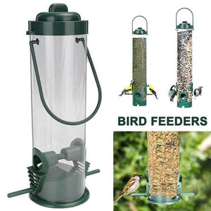 Bird Feeder Park Bird Supplies Pet Products Bird Wild Outdoor Garden Hanging Ports Seed Plastic Feeder