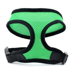 1PC Adjustable Soft Breathable Dog Harness Nylon Mesh Vest Harness for Dogs Puppy Collar Cat Pet Dog Chest Strap Leash