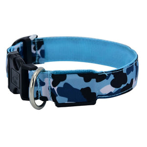 LED Dog Collar Luminous Pet Products Safety Camouflage Stylish Flashing Glow Necklace Pet Accessories